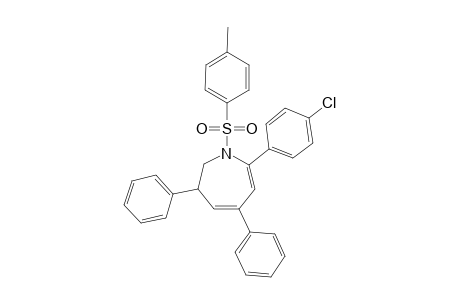 7-(4-Chlorophenyl)-3,5-diphenyl-1-tosyl-2,3-dihydro-1H-azepine