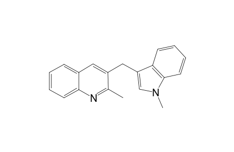 2-Methyl-3-((1-methyl-1H-indol-3-yl)methyl)quinoline
