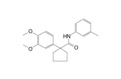 cyclopentanecarboxamide, 1-(3,4-dimethoxyphenyl)-N-(3-methylphenyl)-