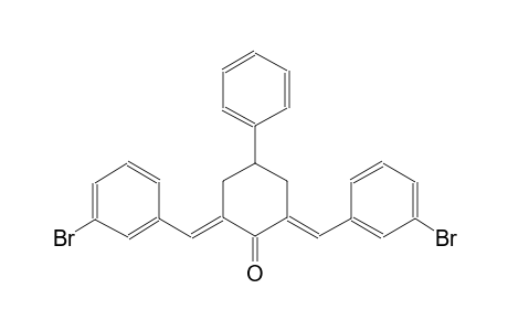 cyclohexanone, 2,6-bis[(3-bromophenyl)methylene]-4-phenyl-, (2E,6E)-