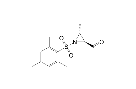 trans-2-Formyl-3-methyl-1-(2,4,6-trimethylbenzenesulfonyl)aziridine