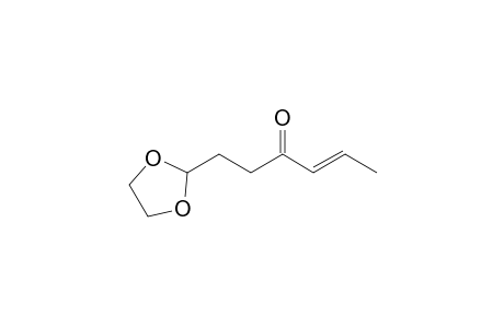 (4E)-1-(1,3-dioxolan-2-yl)-4-hexen-3-one