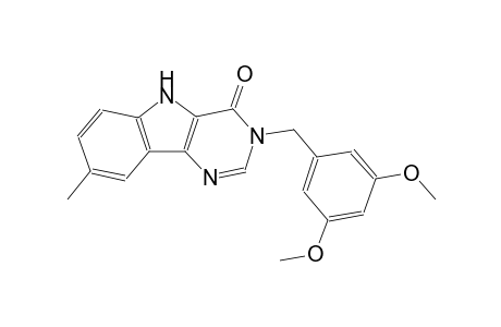 3-(3,5-dimethoxybenzyl)-8-methyl-3,5-dihydro-4H-pyrimido[5,4-b]indol-4-one