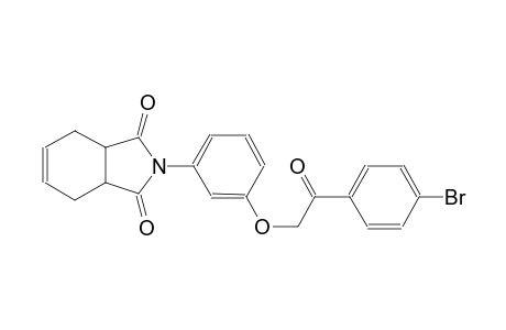 1H-isoindole-1,3(2H)-dione, 2-[3-[2-(4-bromophenyl)-2-oxoethoxy]phenyl]-3a,4,7,7a-tetrahydro-