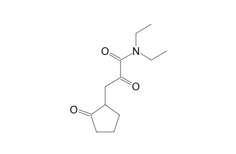 N,N-DIETHYL-3-(2-OXOCYCLOPENTYL)-PYRUVOYLAMIDE