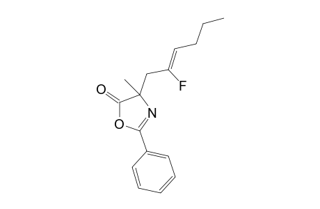 4-[(2Z)-2-Fluorohex-2-enyl)-4-methyl-2-phenyloxazol-5(4H)-one