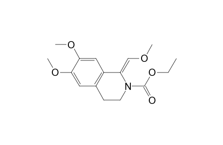 2(1H)-Isoquinolinecarboxylic acid, 3,4-dihydro-6,7-dimethoxy-1-(methoxymethylene)-, ethyl ester, (Z)-