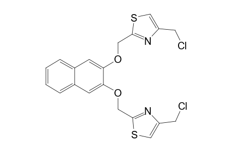 2,3-Bis[2-(4-chloromethyl)thiazolyl]methyloxy]naphthalene