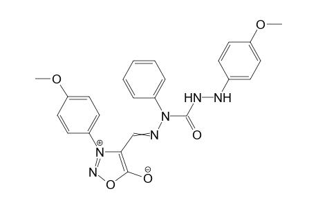 3-(4-Methoxyphenyl)sydnon-4-ylaldehyde 5-(4-methoxyphenyl)-2-phenylcarbazone