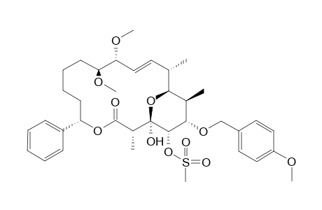 4-Demethyl-4-O-mesyl-5-O-(4'-methoxybenzyl)-4-episoraphen