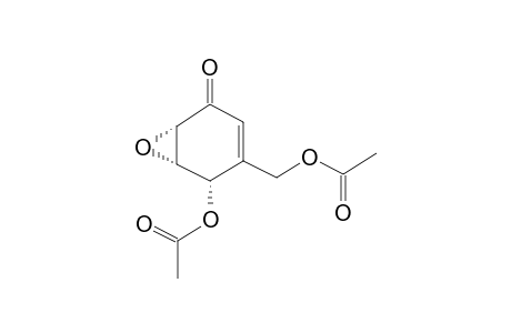 PARASITENONE-PERACETYLATED;(4S,5S,6S)-5,6-EPOXY-4-ACETOXY-3-ACETOXYMETHYLCYCLOHEX-2-EN-1-ONE