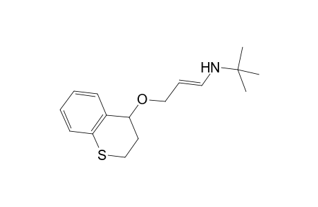 1-[N-(t-butyl)aminoprop-2-enoxy)benzo[2,3-b]thiacyclohexane