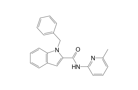 2-[N-(6'-Methyl-2'-pyridyl)aminocarbonyl]-N(1)-benzyl-indole