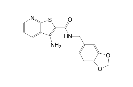 thieno[2,3-b]pyridine-2-carboxamide, 3-amino-N-(1,3-benzodioxol-5-ylmethyl)-