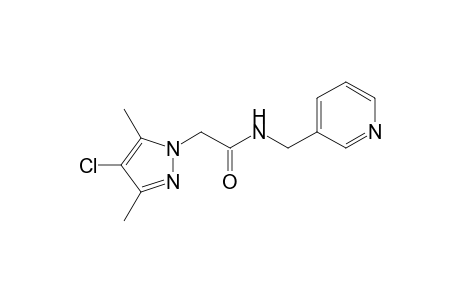 1H-Pyrazole-1-acetamide, 4-chloro-3,5-dimethyl-N-(3-pyridinylmethyl)-