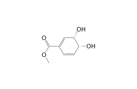 1,5-Cyclohexadiene-1-carboxylic acid, 3,4-dihydroxy-, methyl ester, cis-(.+-.)-