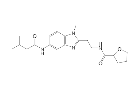 2-furancarboxamide, tetrahydro-N-[2-[1-methyl-5-[(3-methyl-1-oxobutyl)amino]-1H-benzimidazol-2-yl]ethyl]-