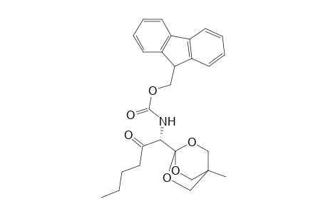 9H-fluoren-9-ylmethyl N-[(1S)-1-(1-methyl-3,5,8-trioxabicyclo[2.2.2]octan-4-yl)-2-oxidanylidene-hexyl]carbamate