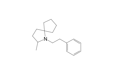 2-Methyl-1-(2-phenylethyl)-1-azaspiro[4.4]nonane
