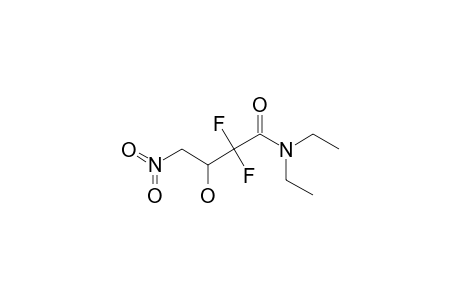 N,N-DIETHYL-2,2-DIFLUORO-3-HYDROXY-4-NITROBUTANAMIDE