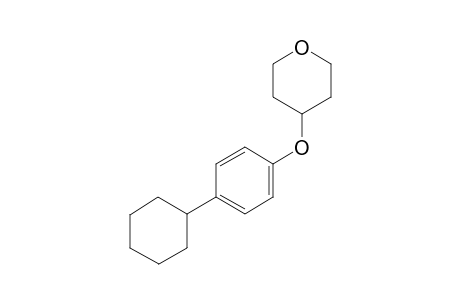 4-(4-Cyclohexylphenoxy)tetrahydro-2H-pyran