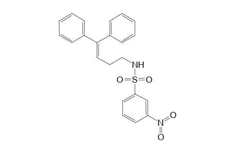 N-(4,4-Diphenyl-but-3-enyl)-3-nitro-benzenesulfonamide