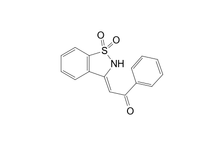 3-(Benzoylmethylene)-1,2-benzisothiazole-1,1-dioxide