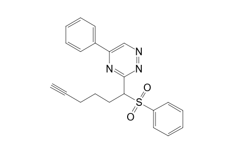 3-(1-besylhex-5-ynyl)-5-phenyl-1,2,4-triazine