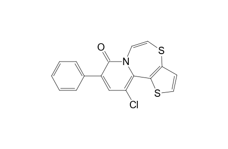 11-Chloro-9-phenyl-8H-pyrido[1,2-d]thieno[2,3-f][1,4]thiazepin-8-one