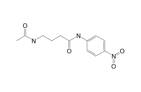 4-(Acetylamino)-N-(4-nitrophenyl)butanamide