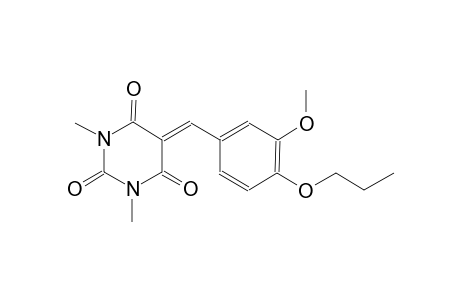 5-(3-methoxy-4-propoxybenzylidene)-1,3-dimethyl-2,4,6(1H,3H,5H)-pyrimidinetrione