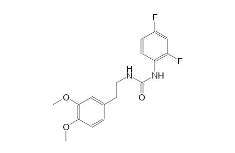 N-(2,4-difluorophenyl)-N'-[2-(3,4-dimethoxyphenyl)ethyl]urea
