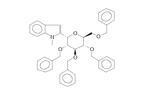 ALPHA-1,5-ANHYDRO-1-C-(N-METHYL-2-INDOLYL)-2,3,4,6-TETRA-O-BENZYL-D-GLUCITOL