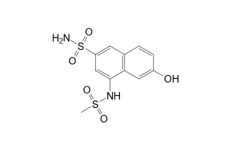 2-Naphthalenesulfonamide, 6-hydroxy-4-[(methylsulfonyl)amino]-