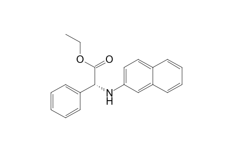 Benzeneacetic acid, .alpha.-(2-naphthalenylamino)-, ethyl ester, (R)-