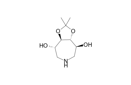 (3aR,4S,8S,8aR)-2,2-dimethyl-4,5,6,7,8,8a-hexahydro-3aH-[1,3]dioxolo[4,5-d]azepine-4,8-diol