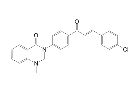 3-[4-(3-(4-Chlorophenyl)acryloyl)phenyl]-1-methyl-2,3-dihydroquinazolin-4(1H)-one