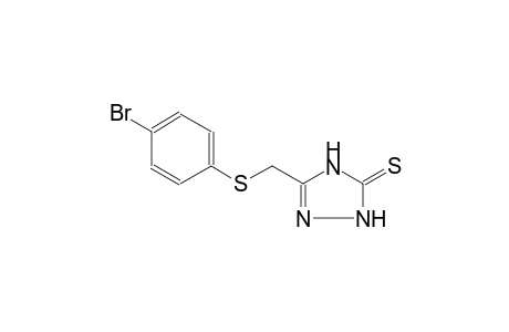 5-{[(4-bromophenyl)sulfanyl]methyl}-2,4-dihydro-3H-1,2,4-triazole-3-thione
