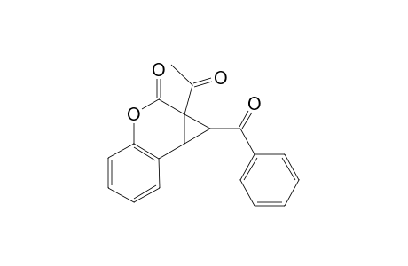 1-Acetyl-4,5-Benzo-endo-7-benzoyl-3-oxa-2-oxo-cis-bicyclo[4.1.0]hept-4-en-1-carboxylate