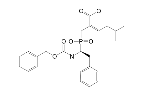 (R,S)-2-[(1-BENZYLOXYCARBONYLAMINO-2-PHENYL-ETHYL)-HYDROXY-PHOSPHINOYLMETHYL]-5-METHYL-HEX-2-ENOIC-ACID