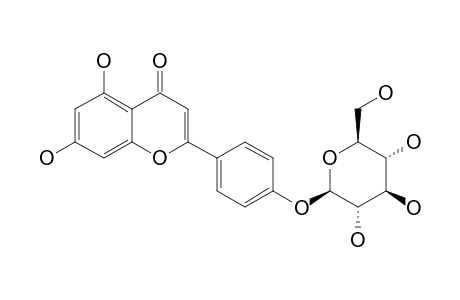 APIGENIN-4'-O-BETA-D-GLUCOPYRANOSIDE