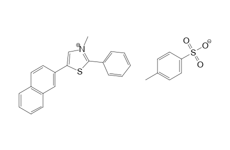 3-methyl-5-(2-naphthyl)-2-phenylthiazolium p-toluenesulfonate