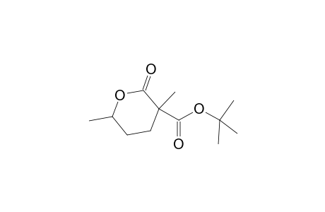 2-keto-3,6-dimethyl-tetrahydropyran-3-carboxylic acid tert-butyl ester