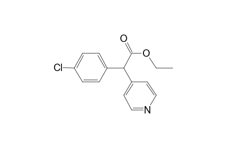 Ethyl (4-chlorophenyl)(4-pyridinyl)acetate