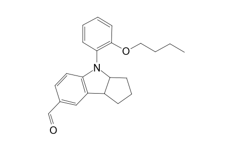 4-(2-Butoxyphenyl)-1,2,3,3a,4,8b-hexahydrocyclopenta[b]indole-7-carbaldehyde