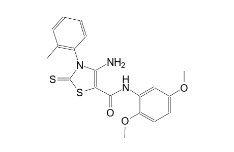 5-thiazolecarboxamide, 4-amino-N-(2,5-dimethoxyphenyl)-2,3-dihydro-3-(2-methylphenyl)-2-thioxo-