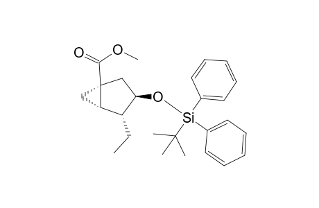 (1R,2R,3aS,4aS)-2-t-Butyldiphenylsilyloxy-3a-carbomethoxy-1-ethylbicyclo[3.1.0]hexane