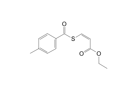 Ethyl (2Z)-3-(4-methylbenzoylthio)acrylate