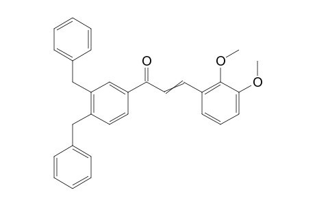 1,2-Dibenzyl-4-[3-(2,3-dimethoxyphenyl)-1-oxoprop-2-en-1-yl]benzene