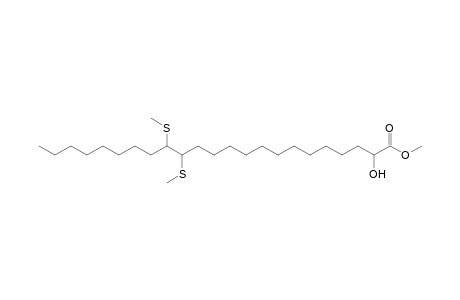 Methyl 14,15-bis(methylthio)-2-hydroxytricosanoate